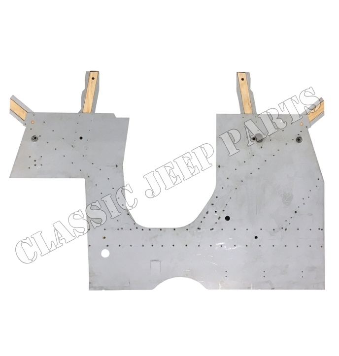 Front floor pan 3/4 WILLYS MB FORD GPW 1945 for Deep Mud Exhaust system
