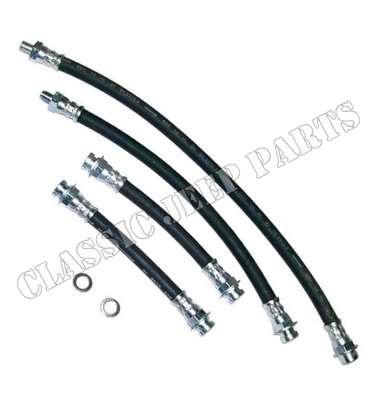 Brake hose kit with copper washers