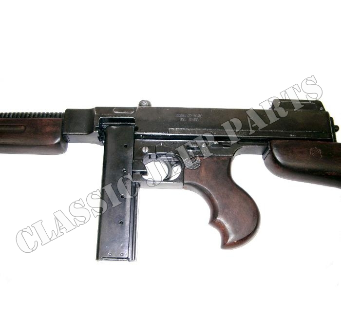 M1928 Thompson machine gun Aged patina with ordnance stamp
